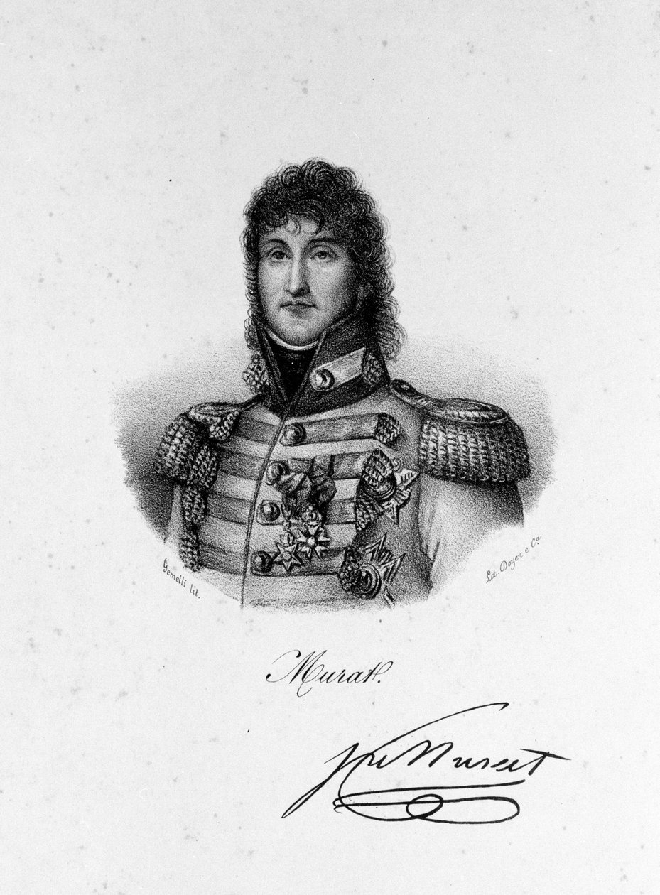 Muotokuva Joachim Muratista (1767 - 1815), Ranskan marsalkka, Napolin kuningas tekijältä Unknown artist