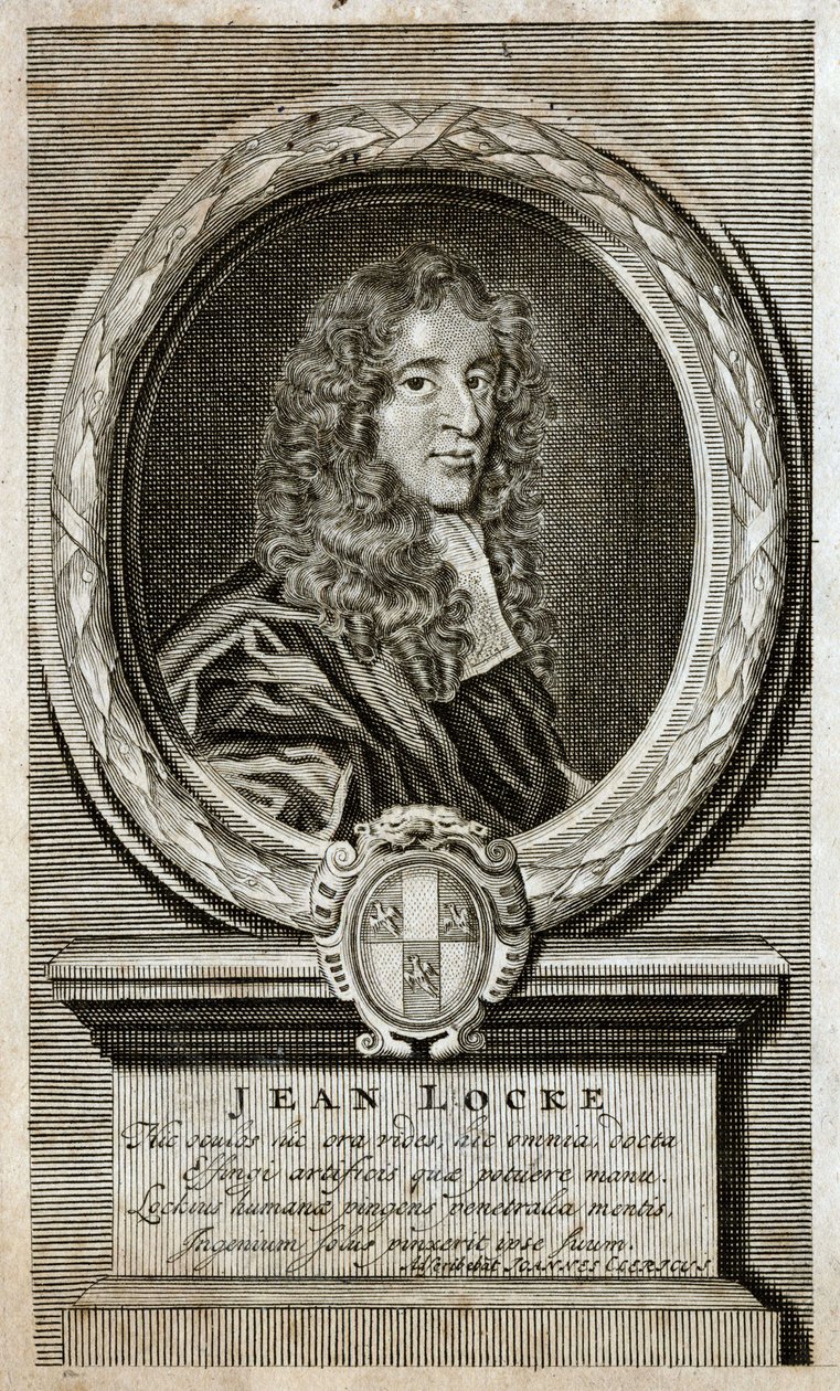 John Locken (1632 - 1704), englantilaisen filosofin muotokuva. tekijältä Unknown artist