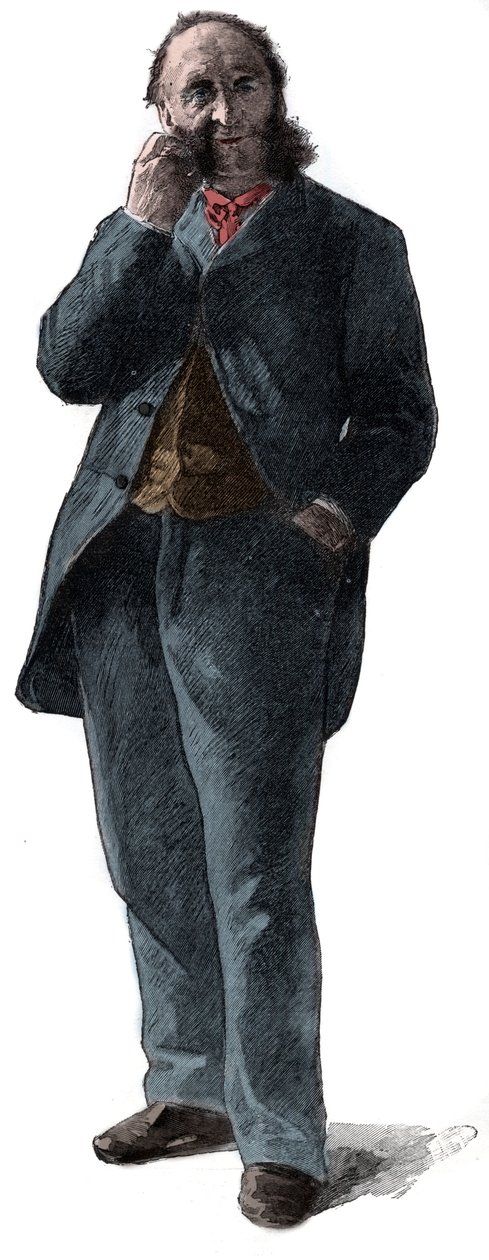Ranskalaisen poliitikon Jules Ferryn (1832-1893) muotokuva tekijältä Unknown artist