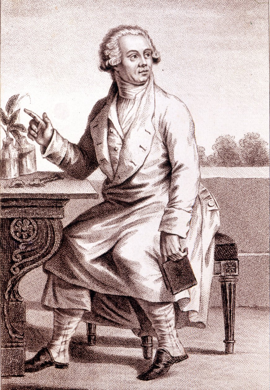 Lavoisierin muotokuva (1743-1794). tekijältä Unknown artist