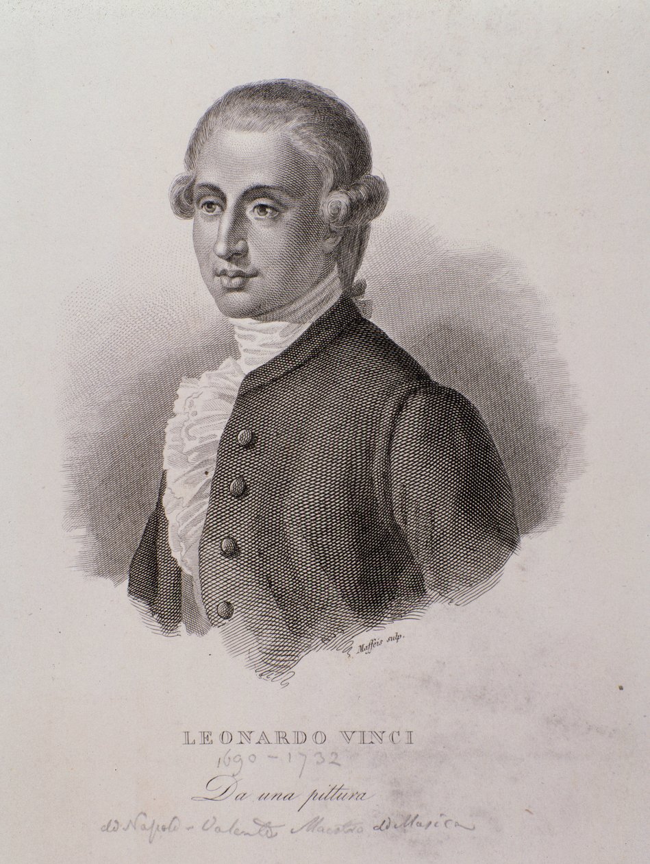 Leonardo Vincin muotokuva (kaiverrus tekijältä Unknown artist