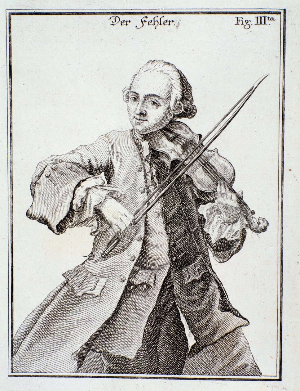 Leopold Mozartin muotokuva (kaiverrus tekijältä Unknown artist