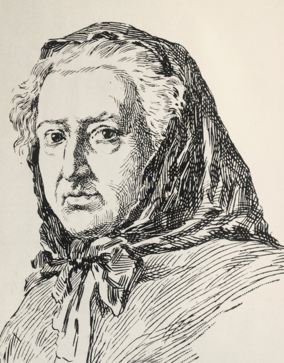 Louise Ackermannin muotokuva tekijältä Unknown artist