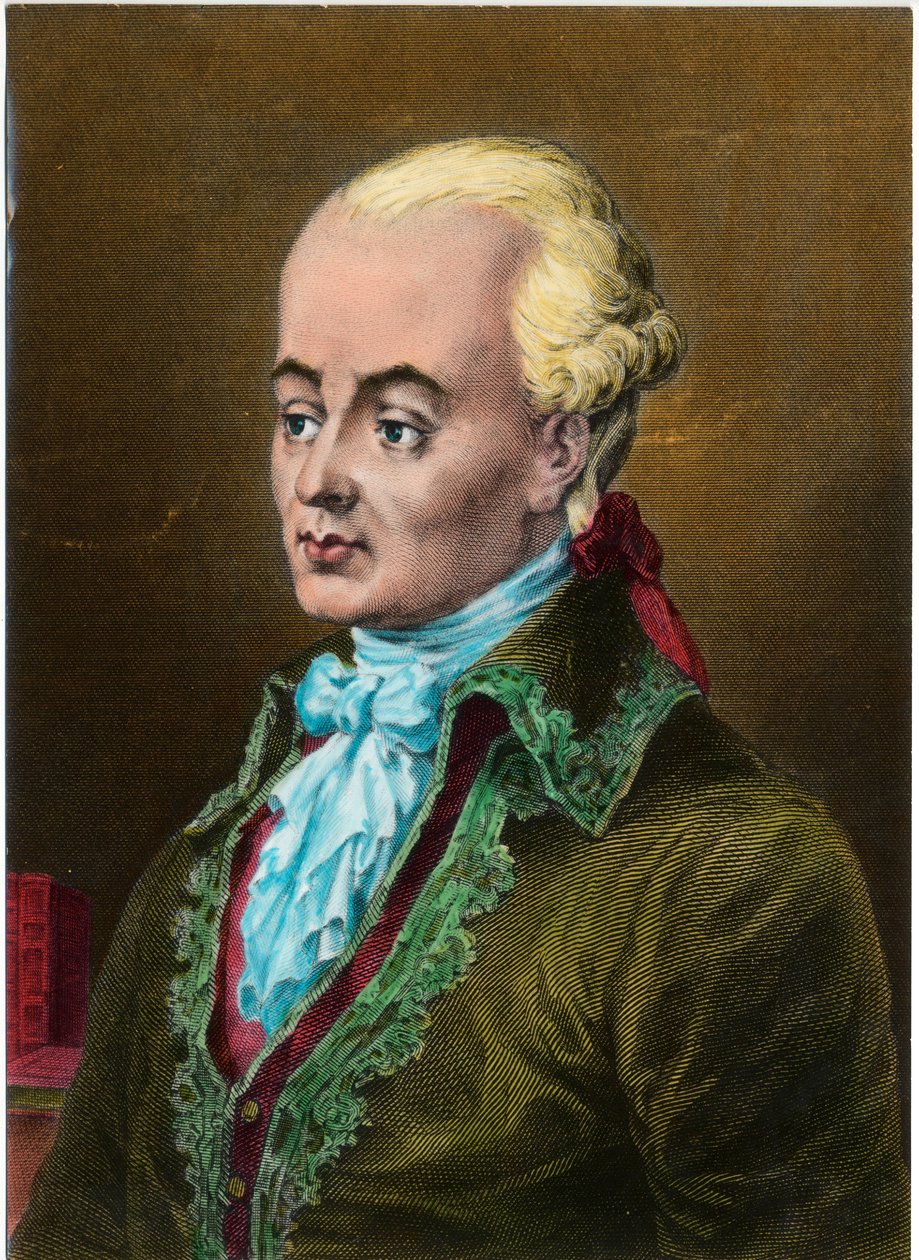Luc de Clapiersin muotokuva, markiisi de Vauvenargues (1715 - 1747), ranskalainen moralisti. Kaiverrus 1700-luvulta. Yksityinen kokoelma. tekijältä Unknown artist