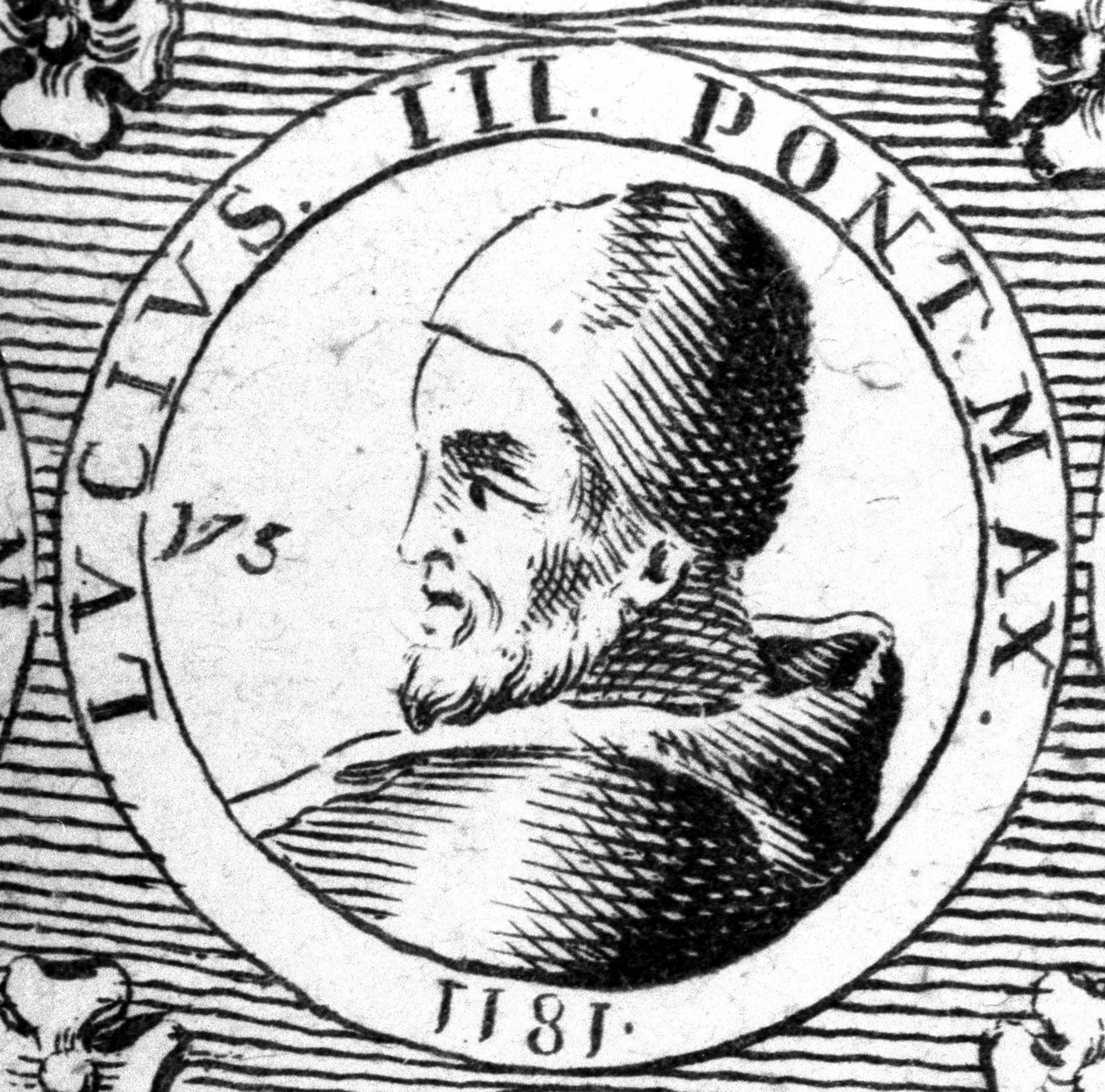 Lucius III:n muotokuva (? - 1185). tekijältä Unknown artist