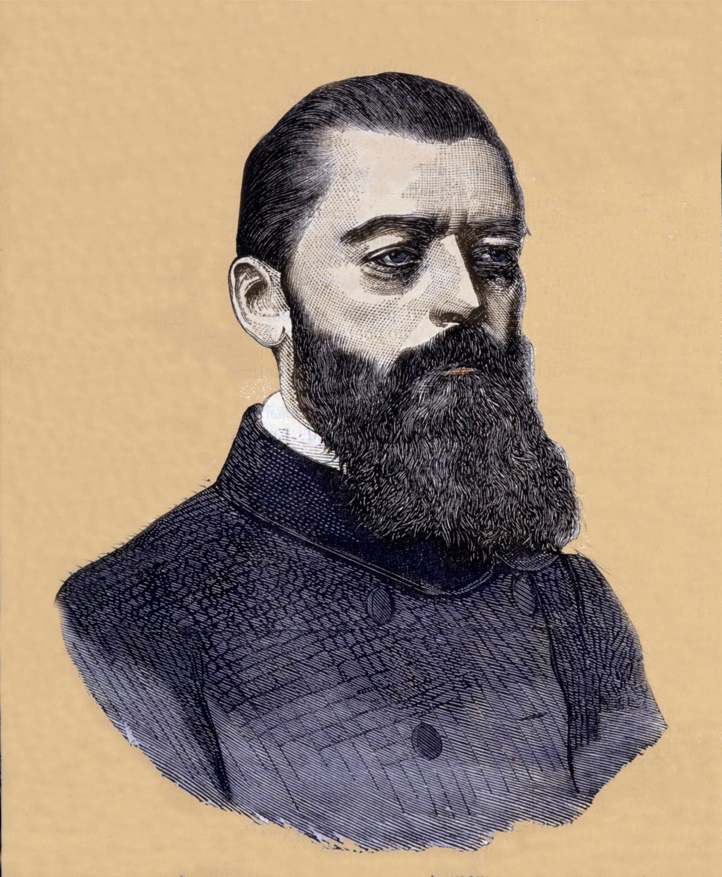 Ludwig Feuerbachin (1804-1872), saksalaisen filosofin muotokuva. tekijältä Unknown artist