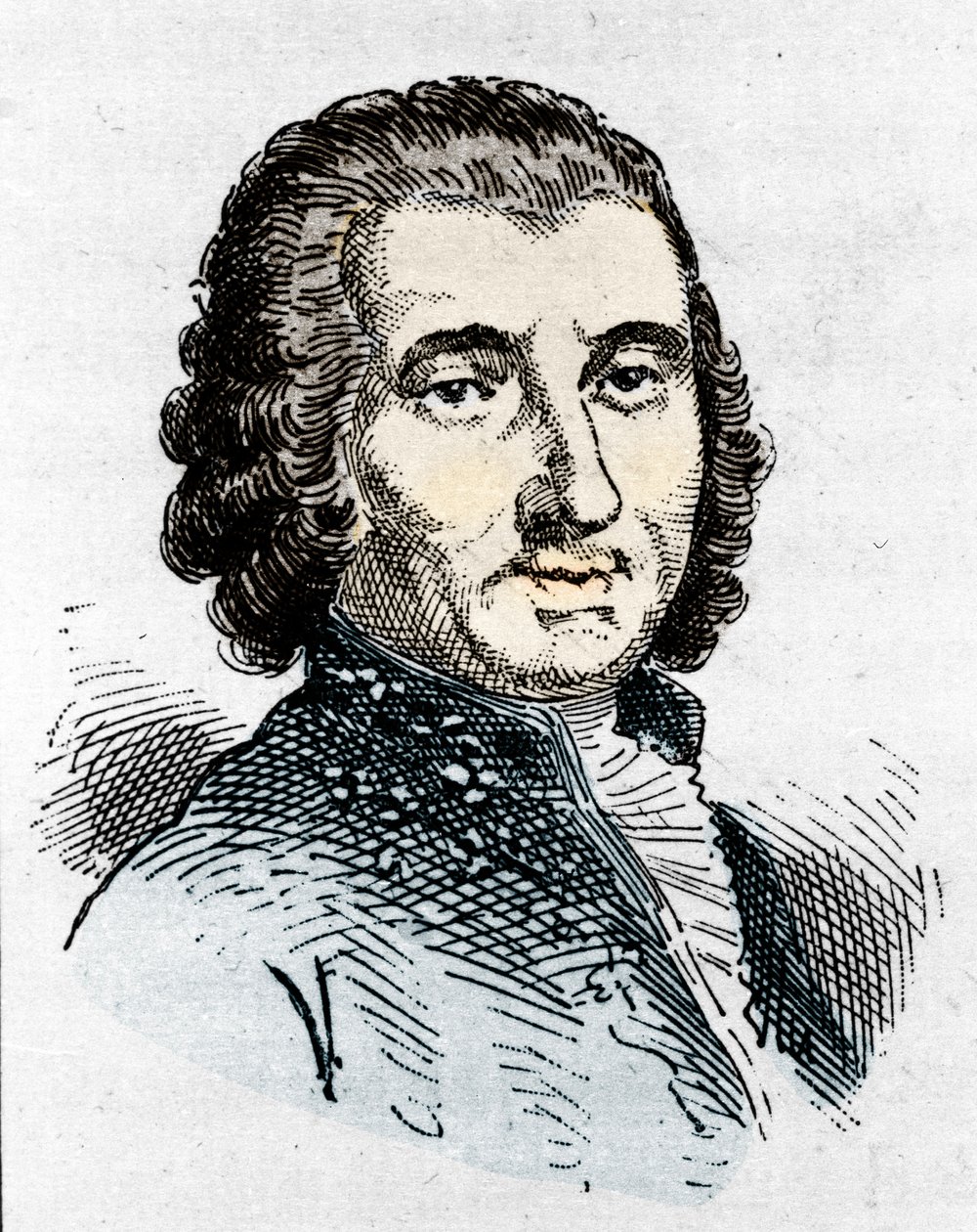 Luigi Boccherinin muotokuva. (1743 - 1805). italialainen säveltäjä. tekijältä Unknown artist