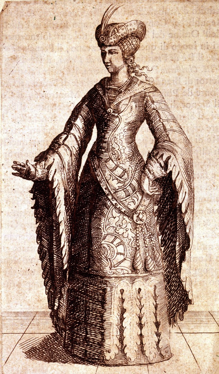 Maximilian I:n tyttären Margaritan (1480-1530) muotokuva. tekijältä Unknown artist