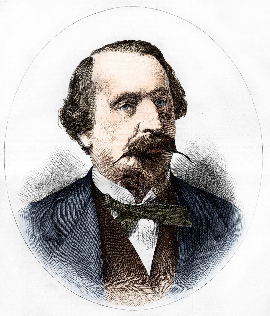 Ranskan keisarin Napoleon III:n (1808-1873) muotokuva. tekijältä Unknown artist