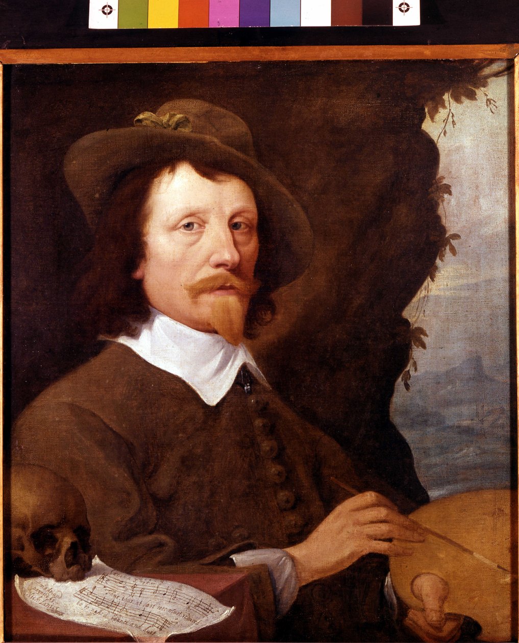 Nicholas Lanierin muotokuva (Laniere) tekijältä Unknown artist