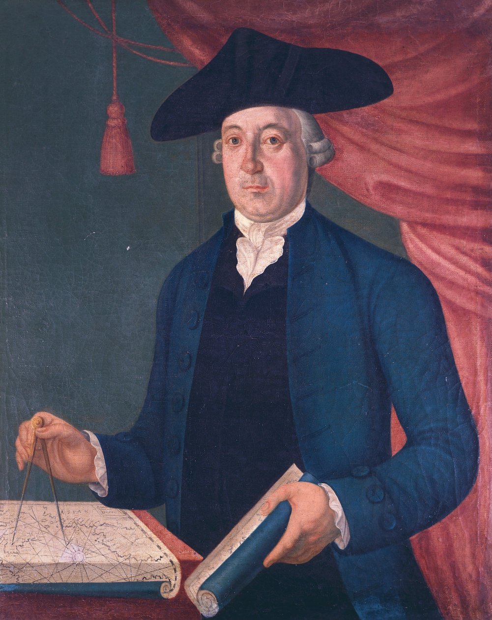 Niels Rasmussen Holbechin muotokuva (maalaus) tekijältä Unknown artist