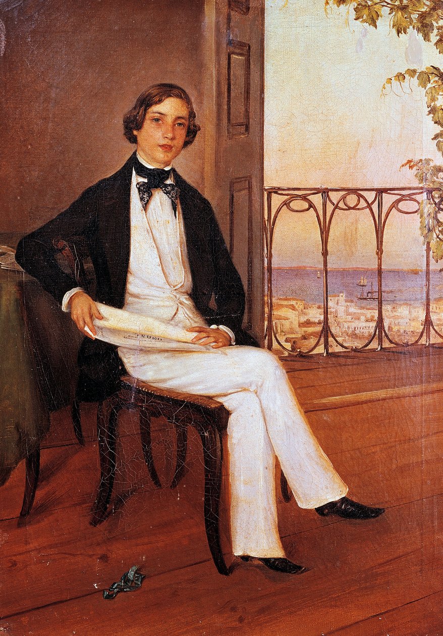 Muotokuva Othon I Kreikasta, Baijerin prinssi ja Kreikan ensimmäinen kuningas, noin 1833 (maalaus) tekijältä Unknown artist