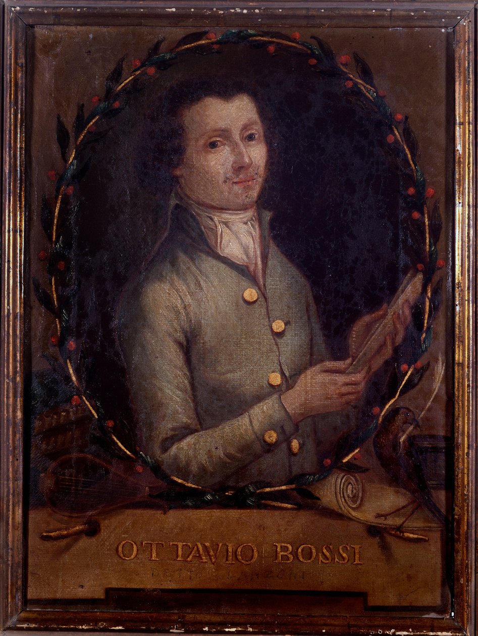 Italian säveltäjän Ottavio Bossin muotokuva (maalaus tekijältä Unknown artist