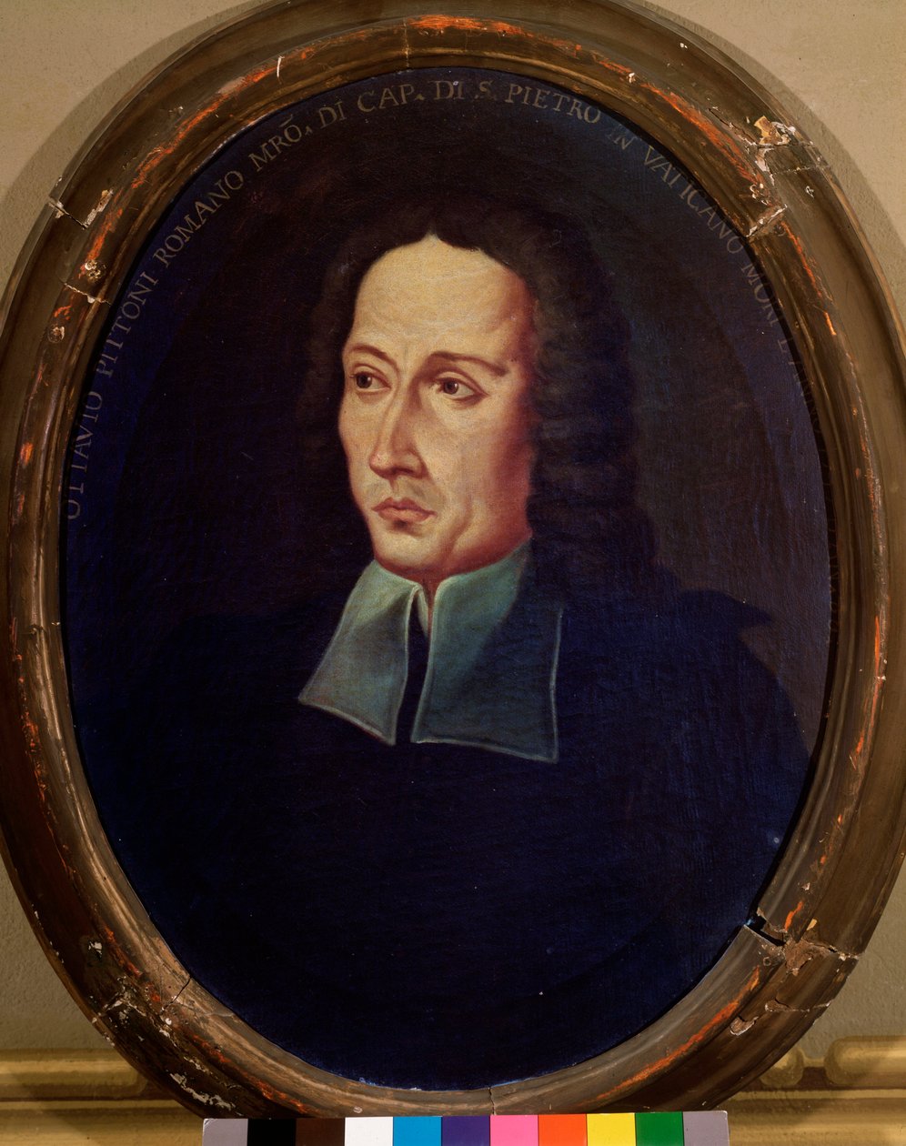 Ottavio Pitonin (1657-1743) italialaisen säveltäjän muotokuva Nimetön maalaus. 1700-luvun Bologna, kansalaismusiikkimuseo tekijältä Unknown artist