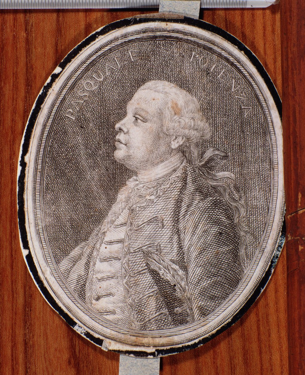 Pasquale Potenzan muotokuva (kaiverrus tekijältä Unknown artist