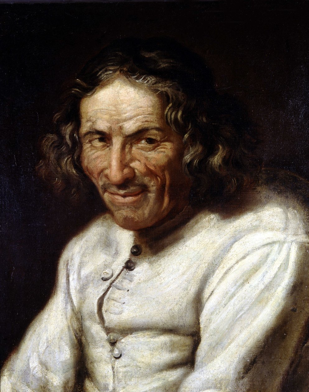 Muotokuva Paul Scarronista (1610 - 1660), kirjailija - Öljy kankaalle, Musee de Tessee, Le Mans tekijältä Unknown artist