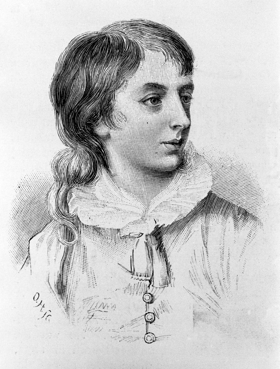Percy Bysshe Shelleyn (1782 - 1822) muotokuva romanttisesta englantilaisesta runoilijasta 12-vuotiaana. Montpensierin herttuan toteuttama. 1794 tekijältä Unknown artist