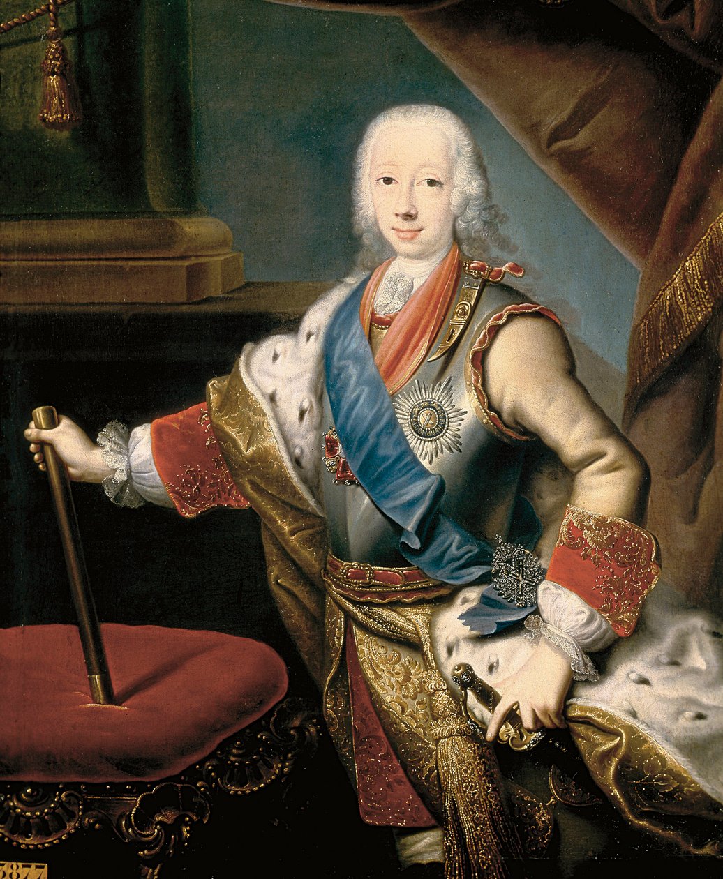 Venäjän Pietari III:n muotokuva tekijältä Unknown artist