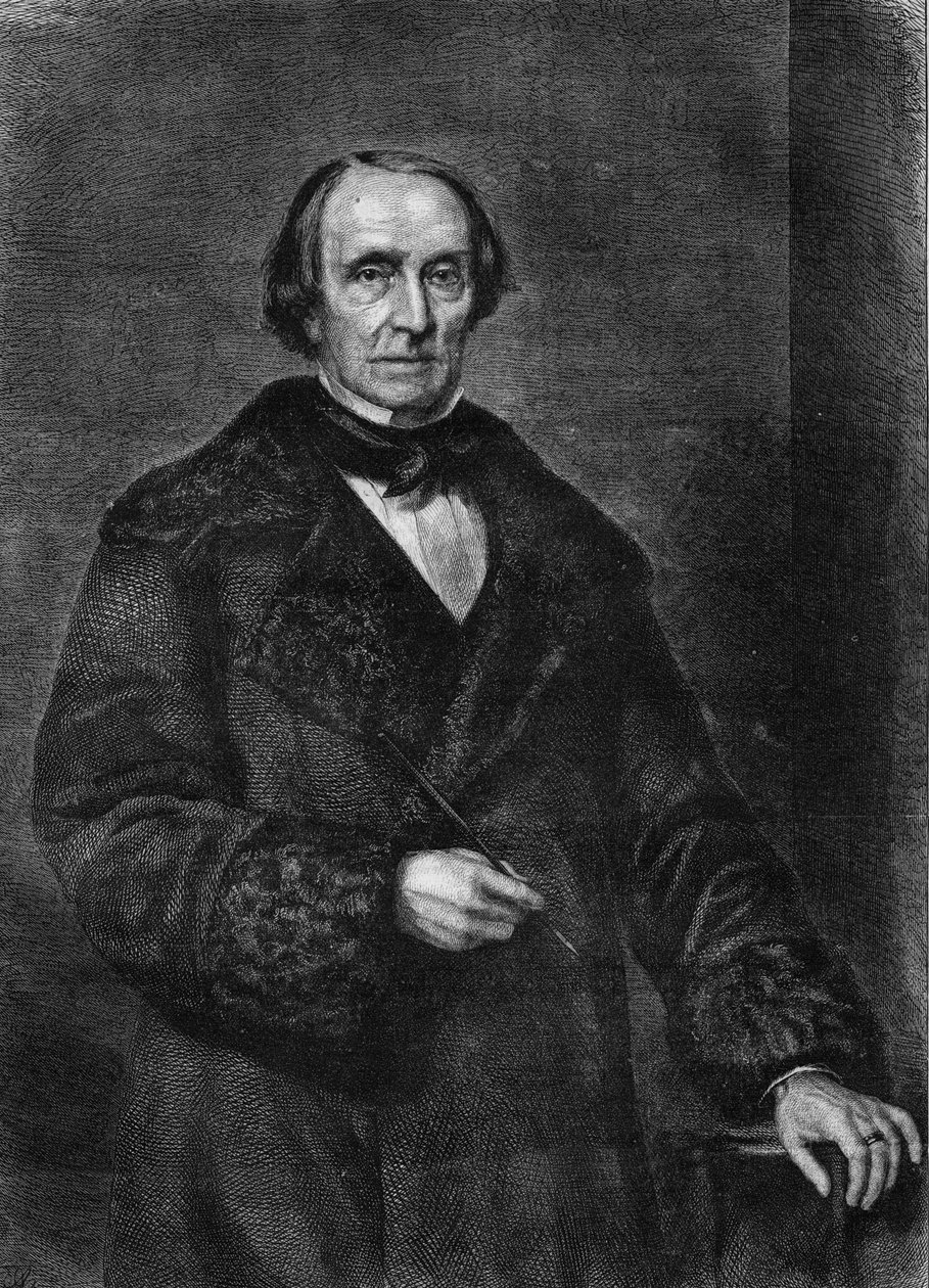 Portrait of Peter von Cornelius, saksalainen taidemaalari 1783–1867). tekijältä Unknown artist