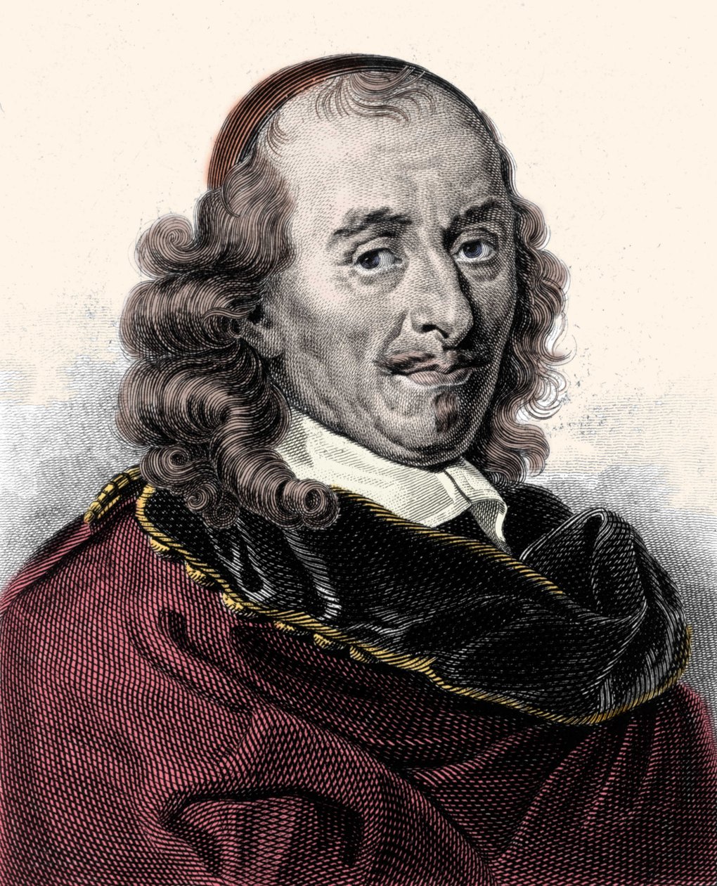Pierre Corneillen (1606-1684) muotokuva, kaiverrus 1800-luvulta tekijältä Unknown artist