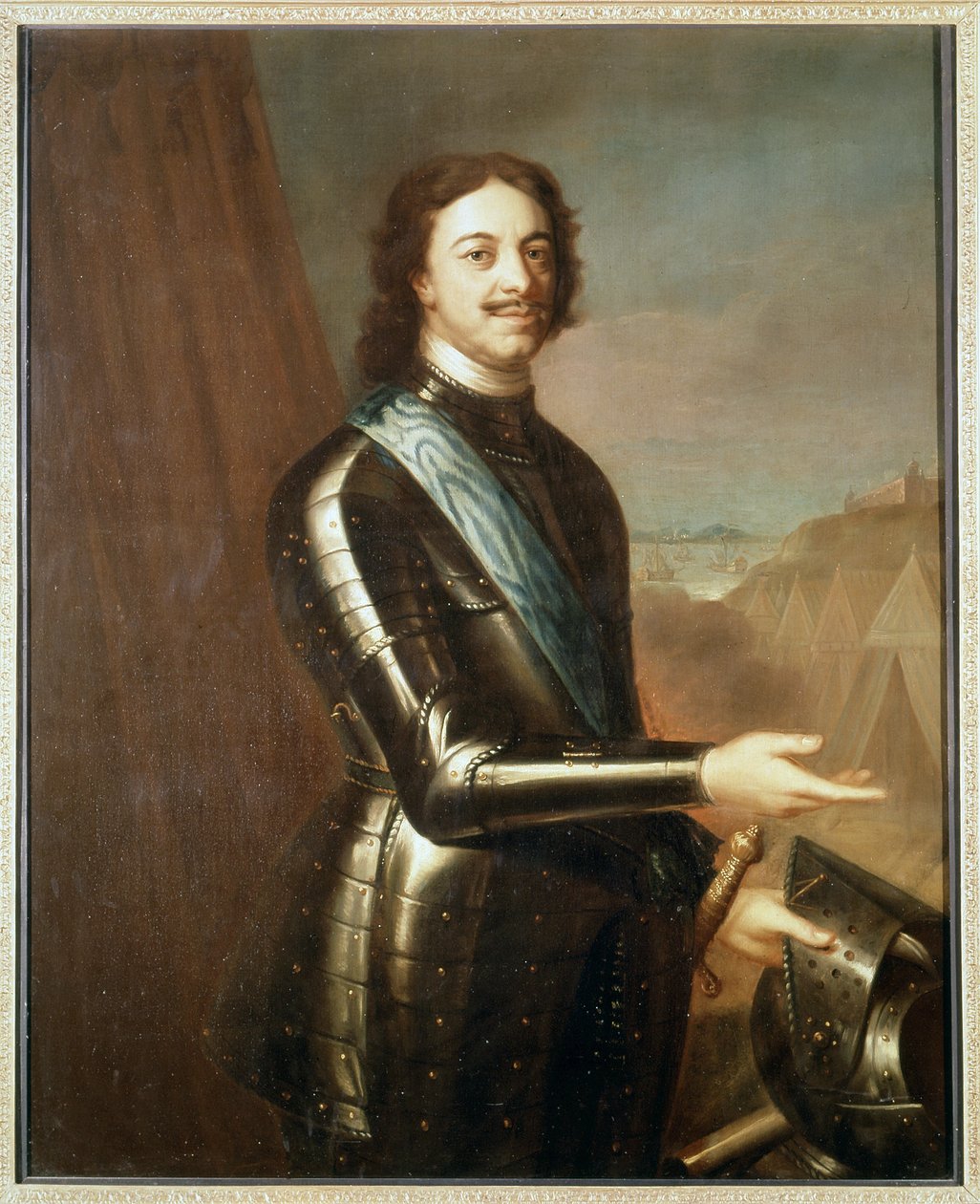 Pierre Le Grandin muotokuva haarniskassa tekijältä Unknown artist