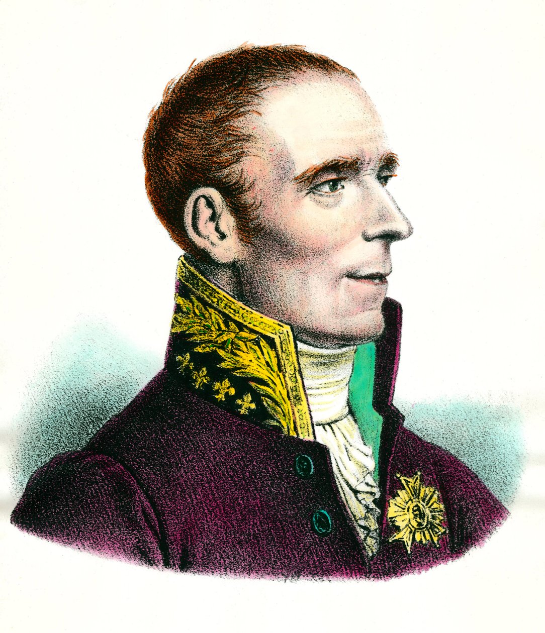 Pierre Simonin, markiisi de Laplacen (1745-1827) muotokuva 1700-luvun kaiverrus Yksityinen kokoelma tekijältä Unknown artist