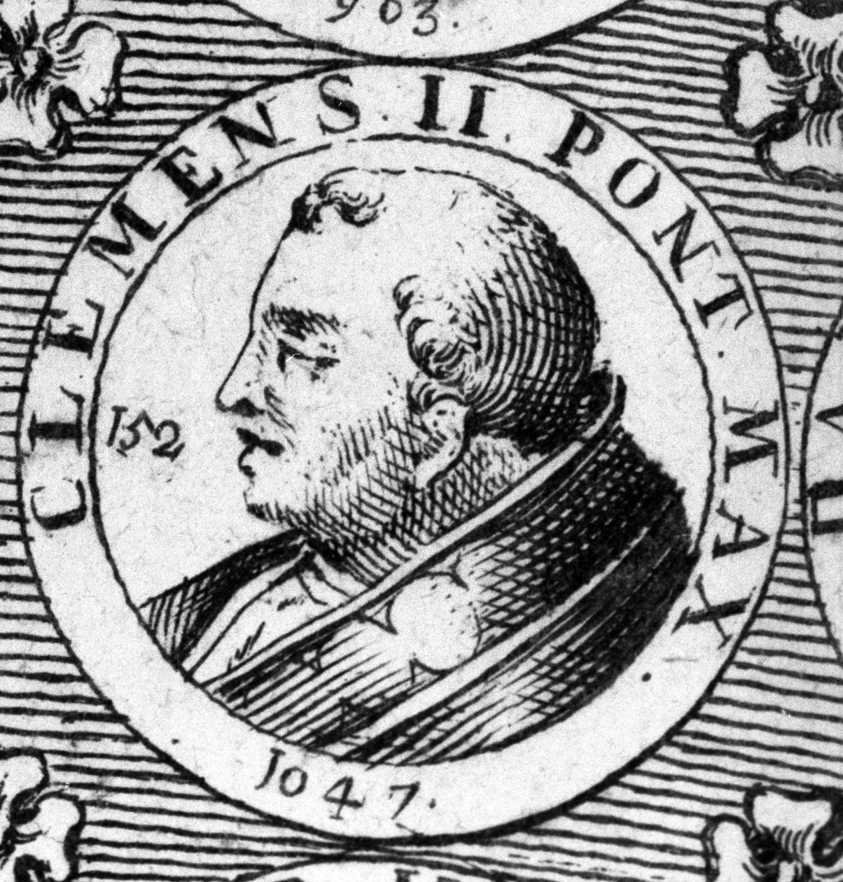 Paavi Klemens II:n (kuollut 1047) muotokuva. tekijältä Unknown artist