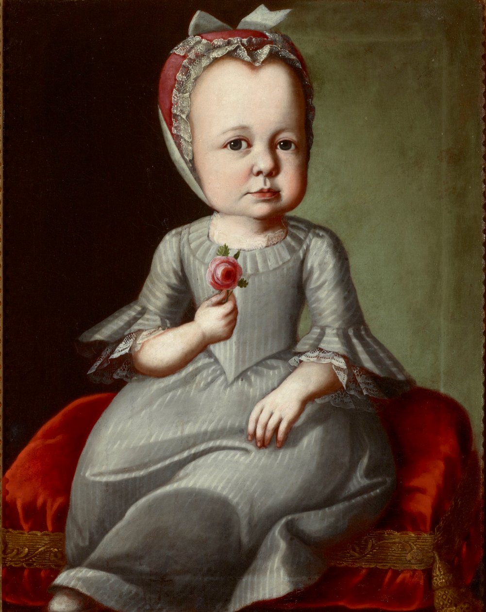 Sophia Elizabeth von Brukenthalin (1749-1753) muotokuva tekijältä Unknown artist