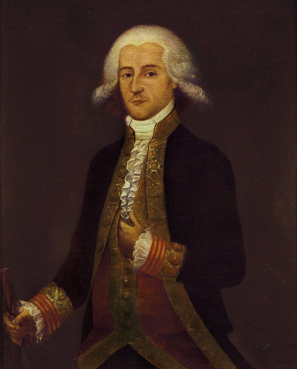 Muotokuva espanjalaisesta merimiehestä ja sotilaasta Federico Carlos Gravinasta (1756-1836), 1700-luvun loppu - 1800-luku (öljy kankaalle). tekijältä Unknown artist
