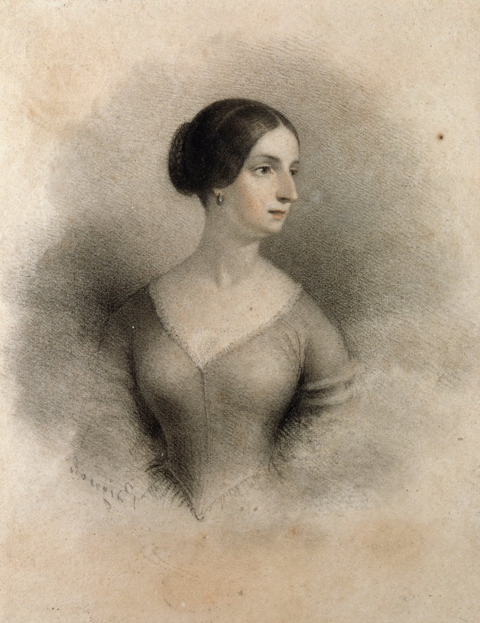 Teresa Borrin muotokuva (1799-1861) tekijältä Unknown artist