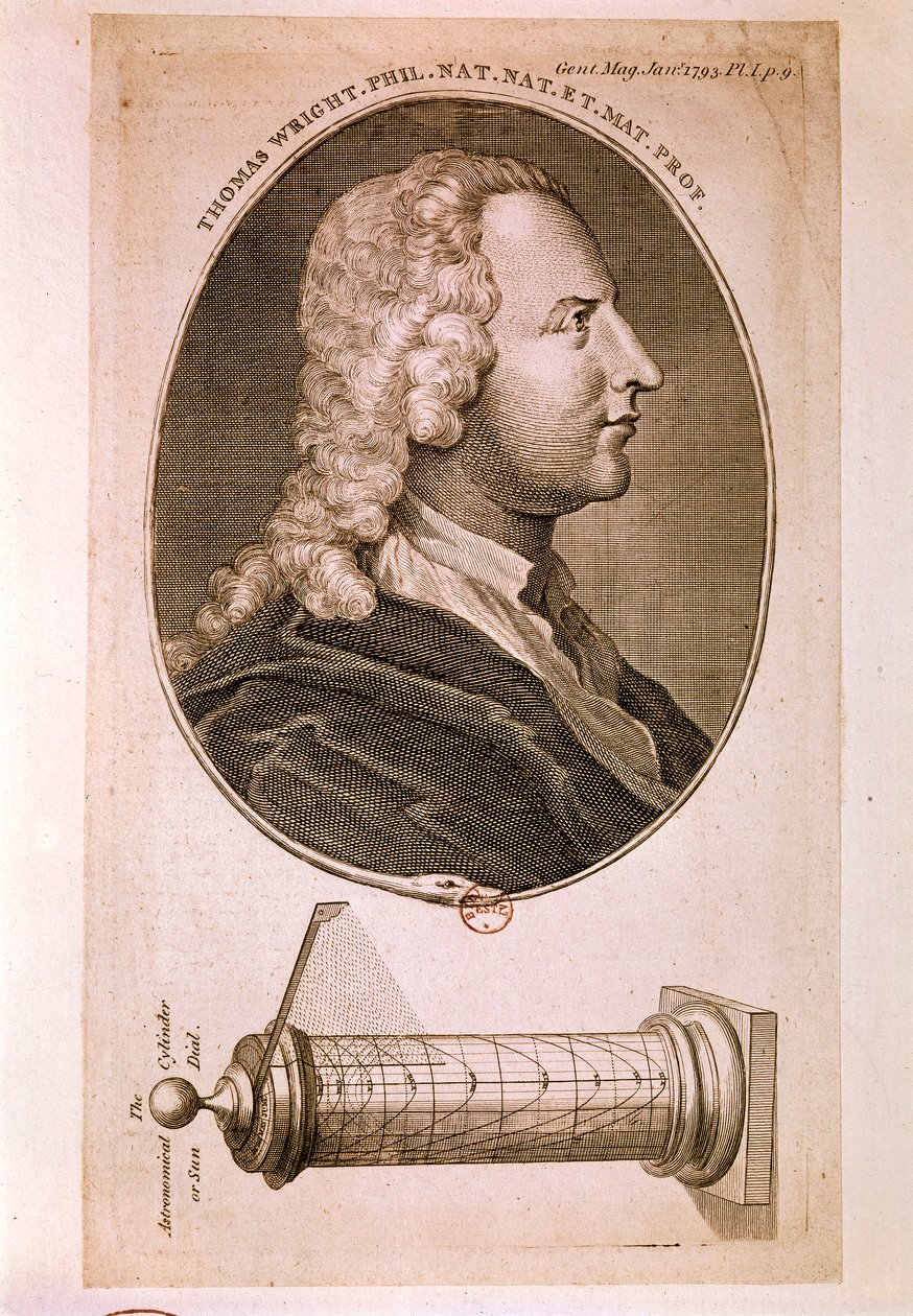 Thomas Wrightin muotokuva tekijältä Unknown artist