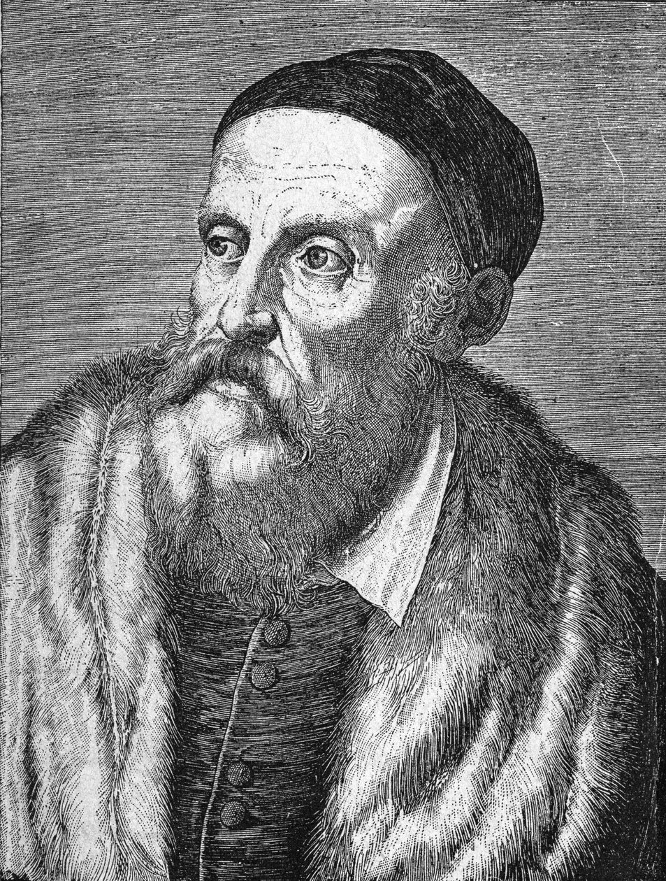 Muotokuva Tiziano Vecelliosta (Titian) (1490 - 1576) tekijältä Unknown artist