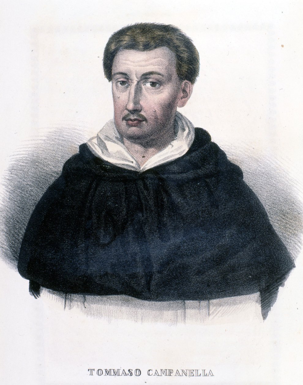 Muotokuva Tommaso Campanellasta (1568-1639), italialainen filosofi. tekijältä Unknown artist
