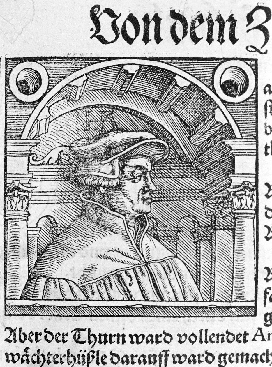 Ulrich Zwinglin (1484 - 1531), sveitsiläisen uskonnonuudistajan muotokuva. tekijältä Unknown artist