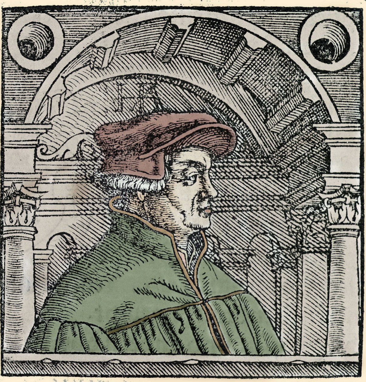 Ulrich Zwinglin (1484 - 1531), sveitsiläisen uskonnonuudistajan muotokuva. tekijältä Unknown artist