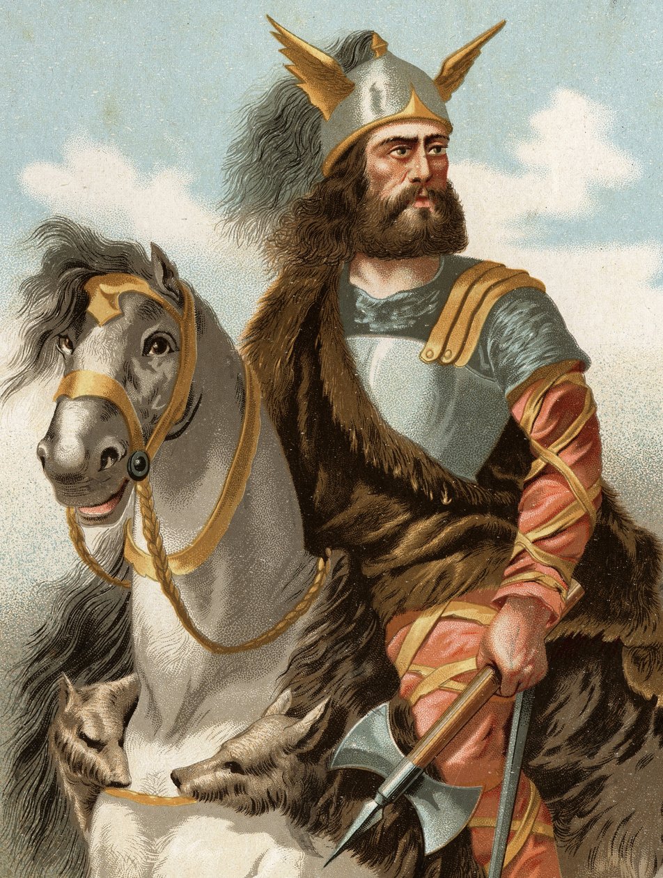 Viriathen muotokuva. latinaksi Viriatus tai Viriathus Lusitanian Chief (kelttiläiset) (139 eKr.) kuuluisien miesten ja naisten mukaan. Barcelona 1877. tekijältä Unknown artist