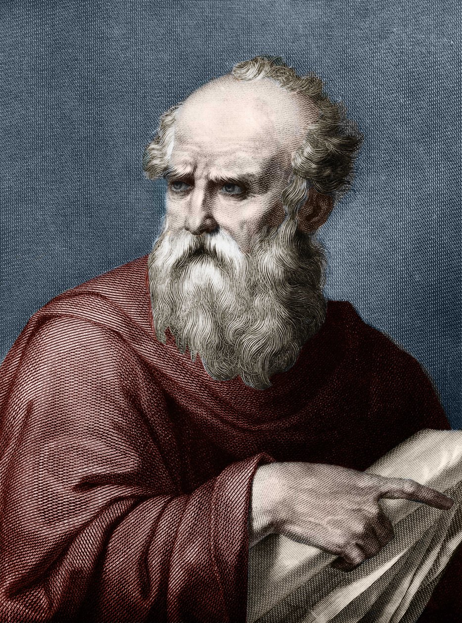 Vitruviuksen muotokuva (Marcus Vitruvius Pollo) Roomalainen arkkitehti, joka asui 1. vuosisadalla eKr. tekijältä Unknown artist