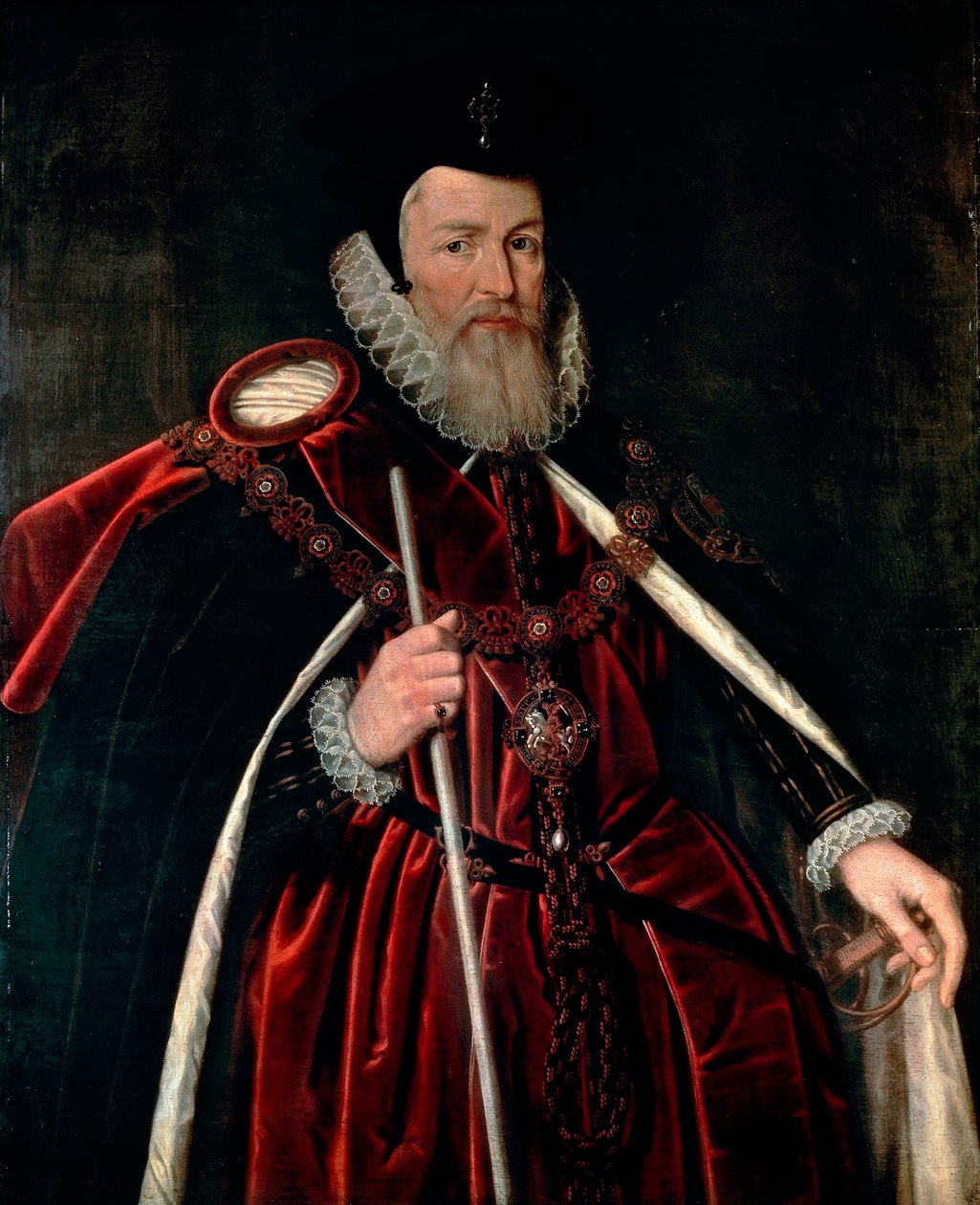 Muotokuva William Cecil Baron Burghleysta tekijältä Unknown artist