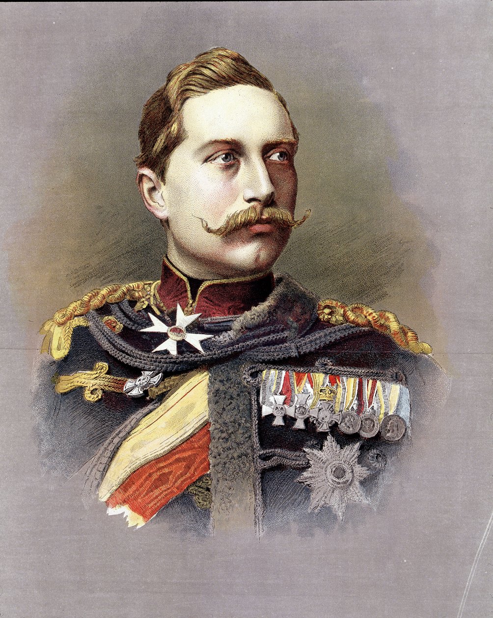 William II:n muotokuva (1859 - 1941) tekijältä Unknown artist
