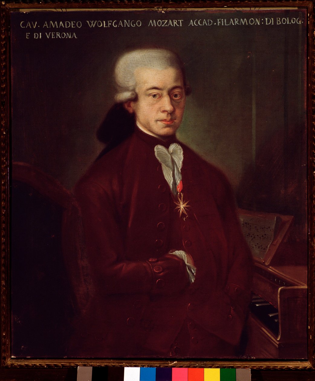 Muotokuva Wolfgang Amadeus Mozartista 21-vuotiaana (maalaus tekijältä Unknown artist