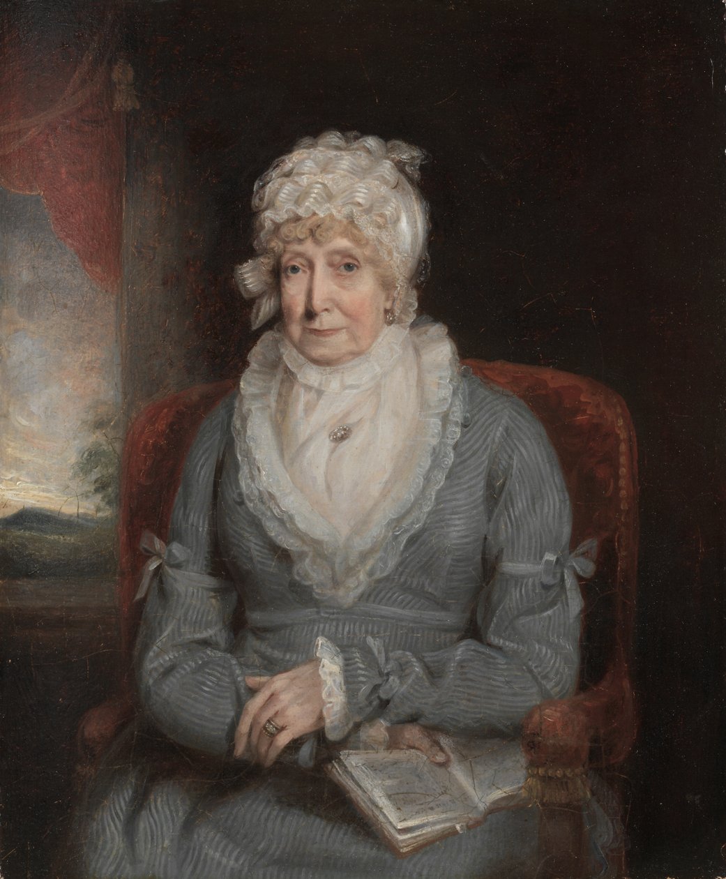 Naisen muotokuva (rouva Ann Hivlyn) tekijältä Unknown artist