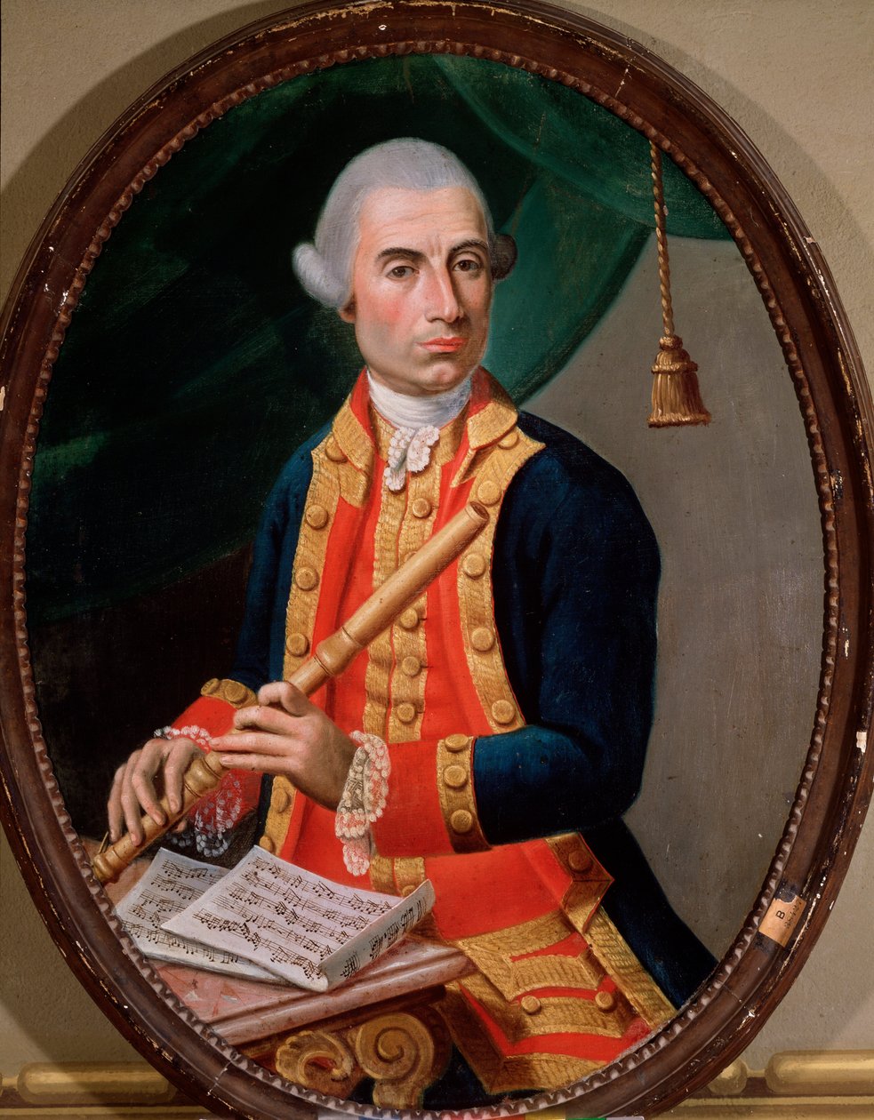 Huilusoittajan muotokuva (maalaus tekijältä Unknown artist