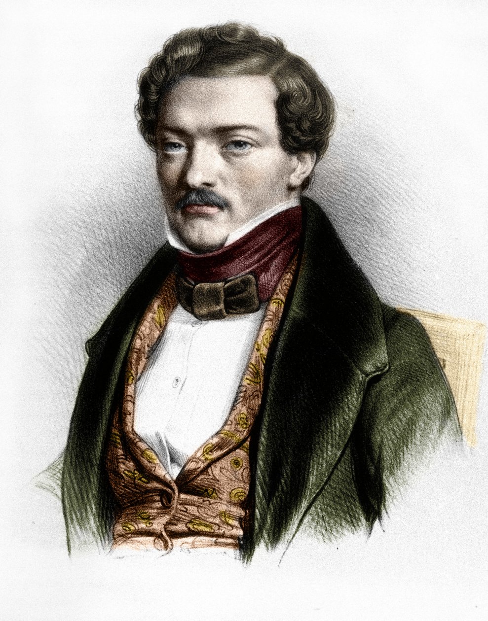 Ranskalaisen tenorin Gilbert-Louis Duprezin muotokuva tekijältä Unknown artist