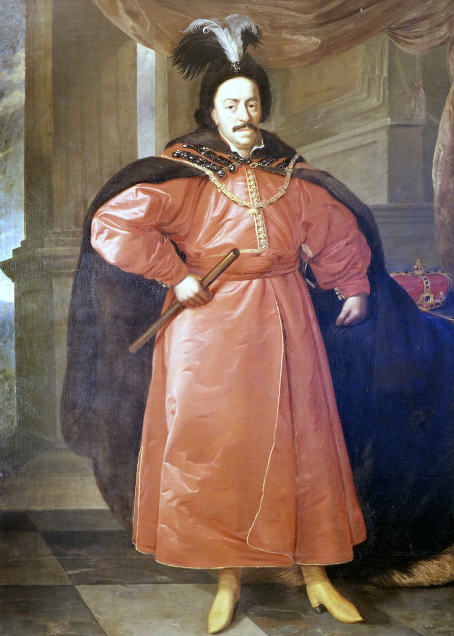 Puolan kuninkaan Kasimir III Suuren (1310-1370) muotokuva. Anonyymi maalaus, jota säilytetään Drottingholmin linnassa Tukholmassa. tekijältä Unknown artist