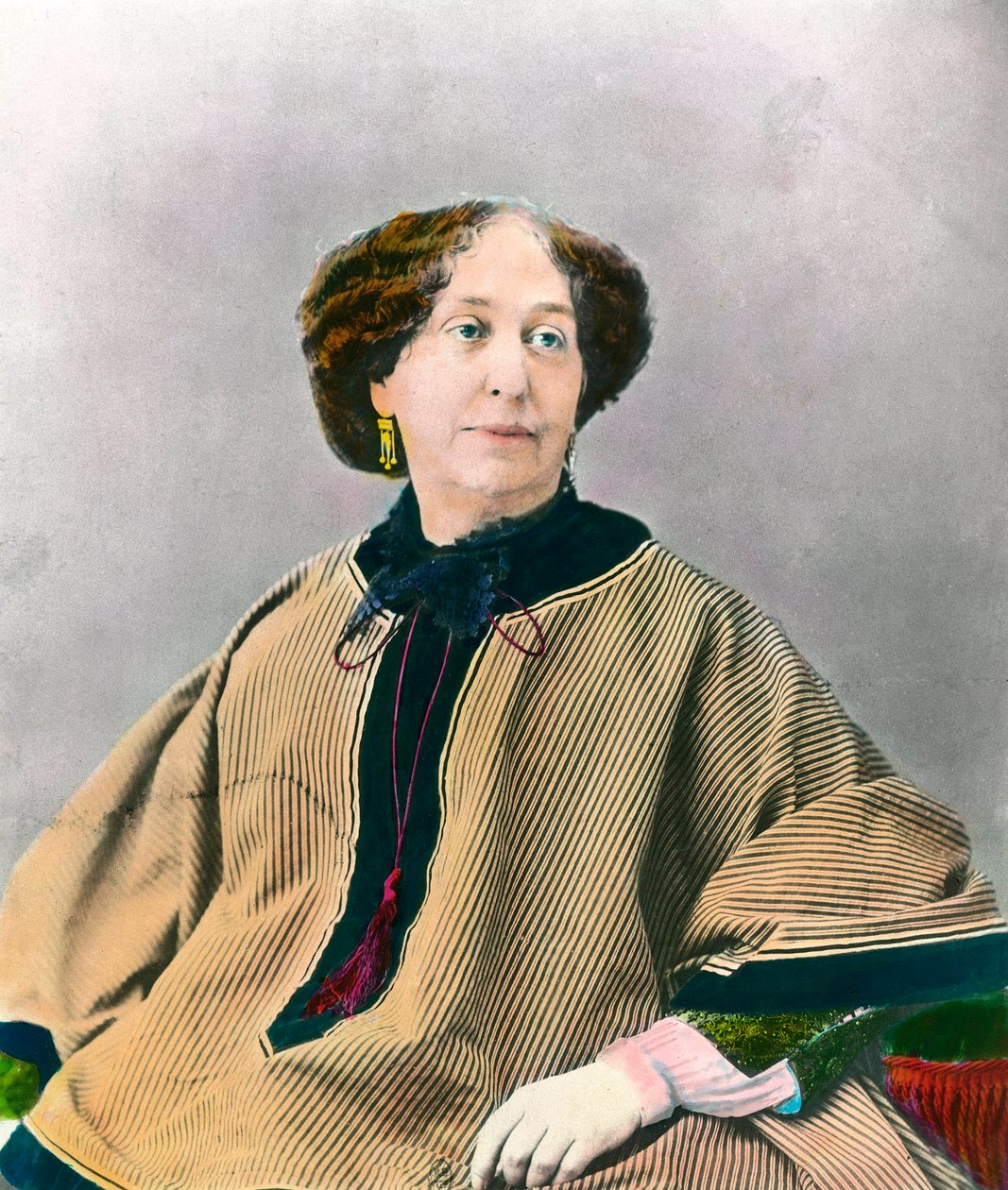 Muotokuva kirjailija George Sandista (1804-1876) Aurore Dupin, Baroness Dudevant tekijältä Unknown artist