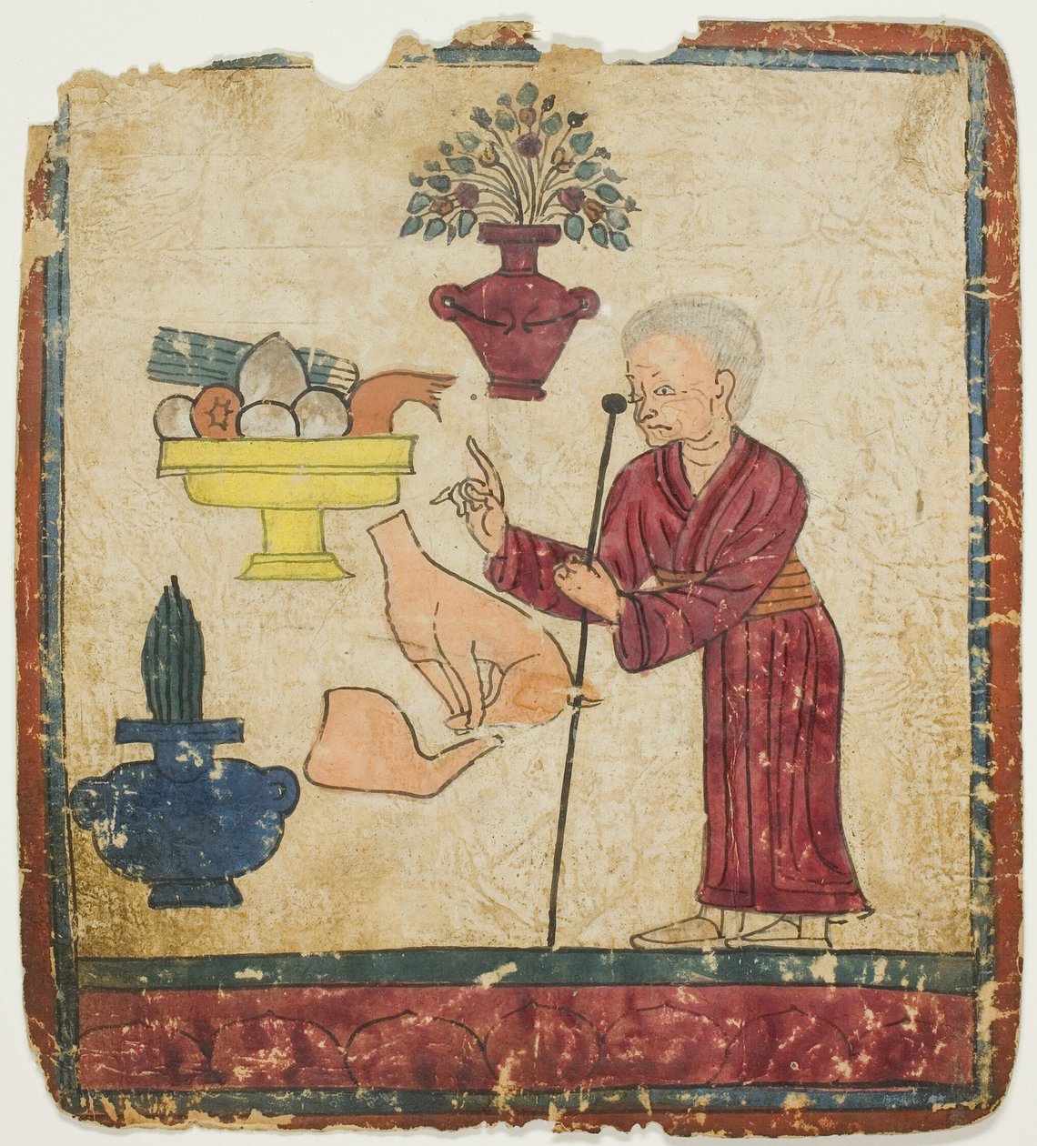 Tarjousten esittäminen, vihkimiskorttisarjasta (Tsakali) tekijältä Unknown artist