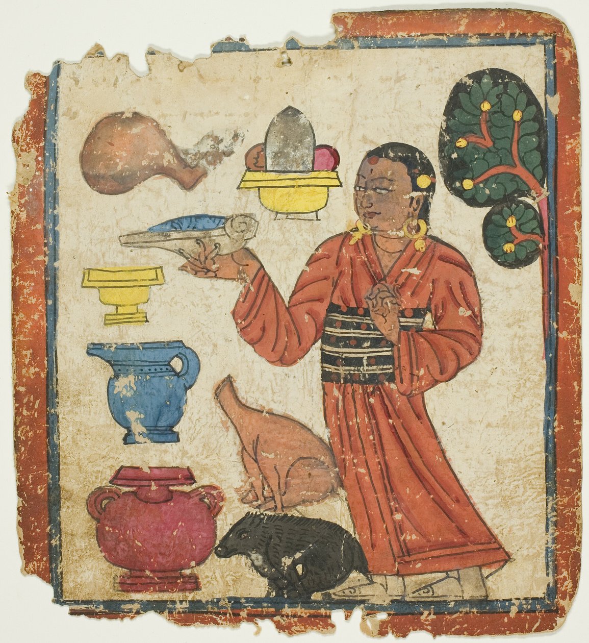 Tarjousten esittäminen, vihkimiskorttisarjasta (Tsakali) tekijältä Unknown artist