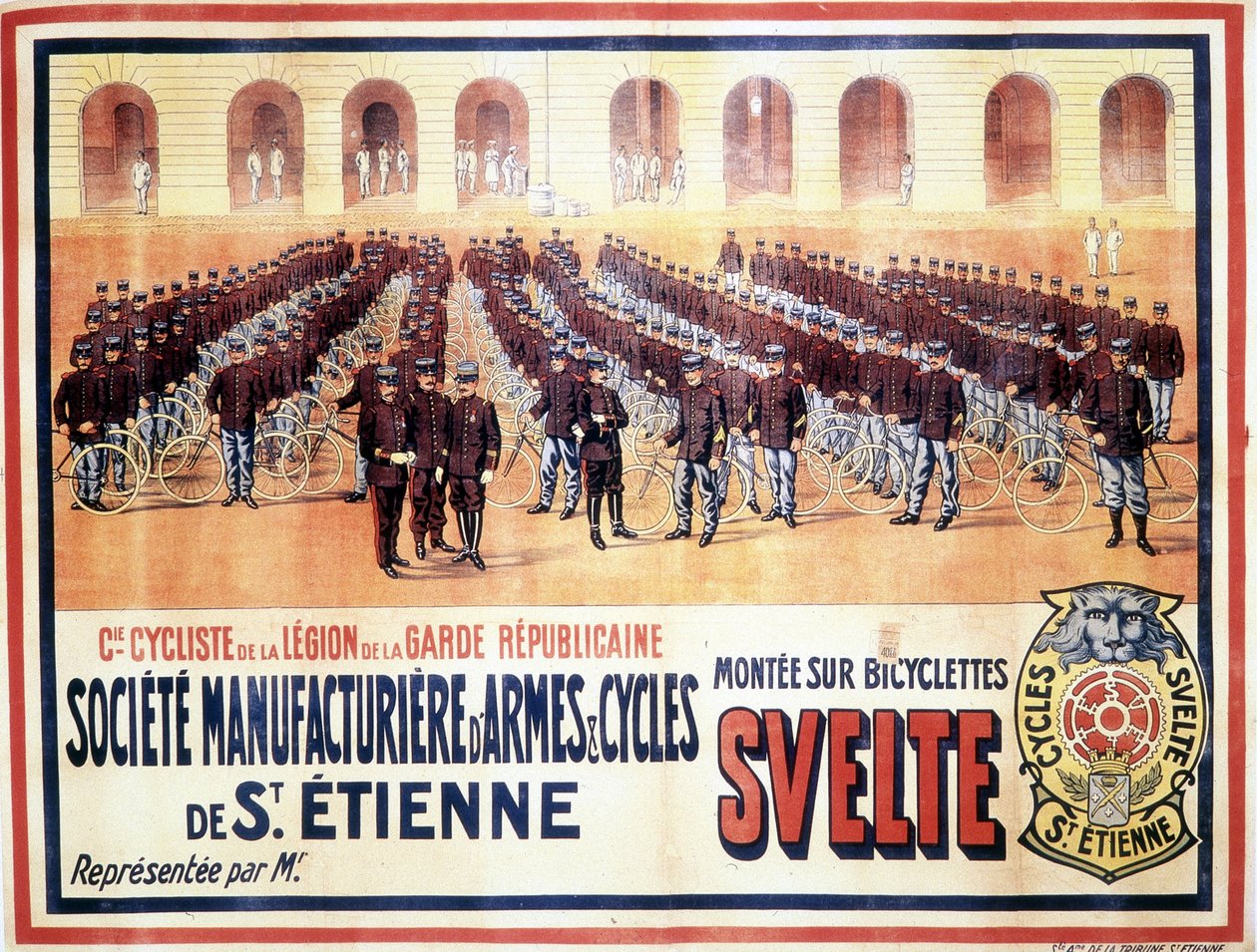 Tasavallan Kaartin legioonan pyöräilyyhtiön esittely: Société manufacturière d
