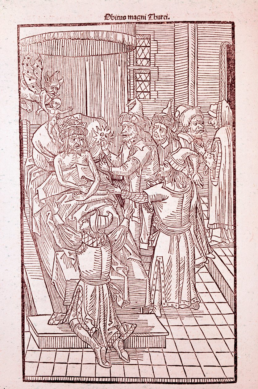Luultavasti sulttaani Mehmed II vuonna 1481 (kaiverrus tekijältä Unknown artist