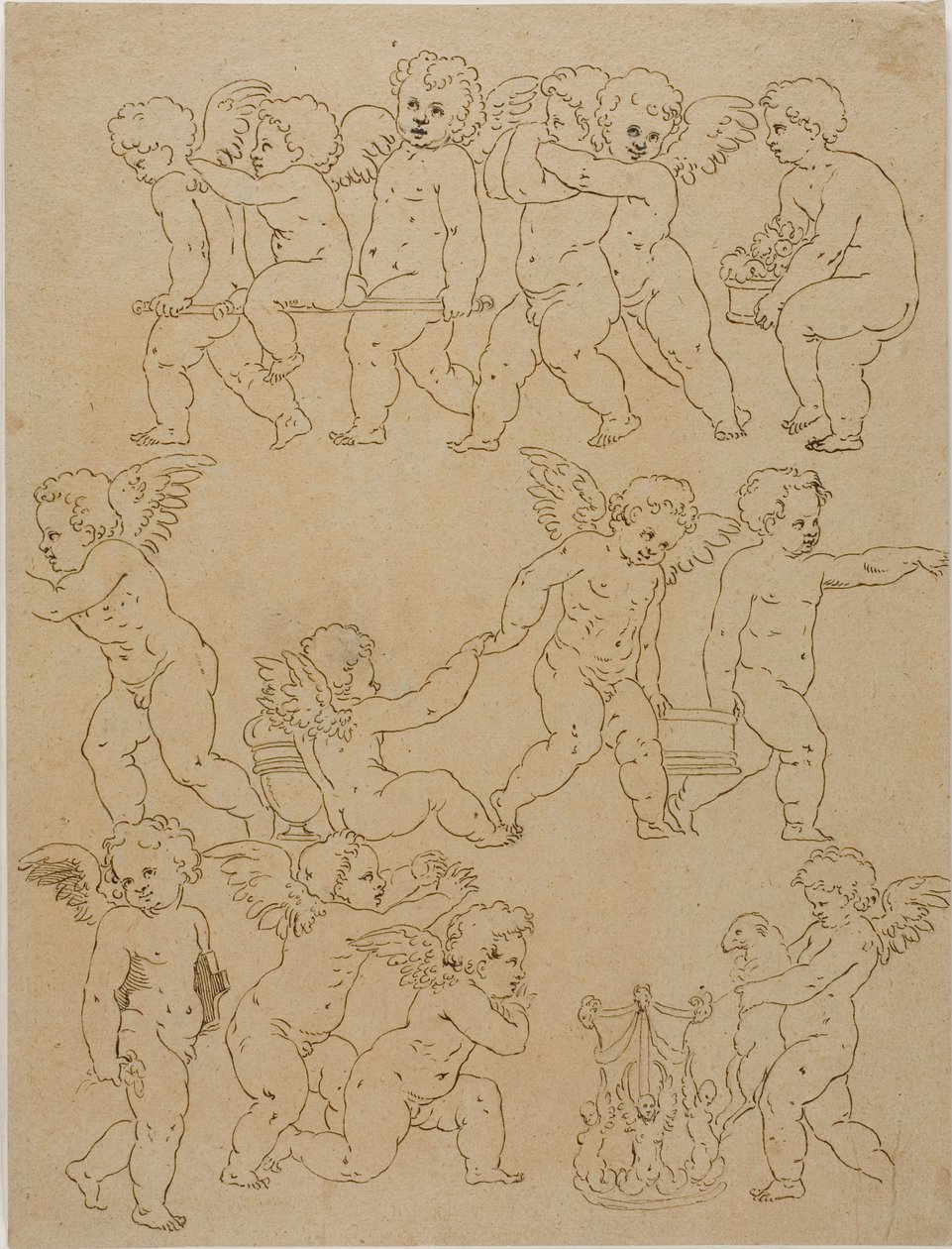 Putti Suorittaa tehtäviä tekijältä Unknown artist